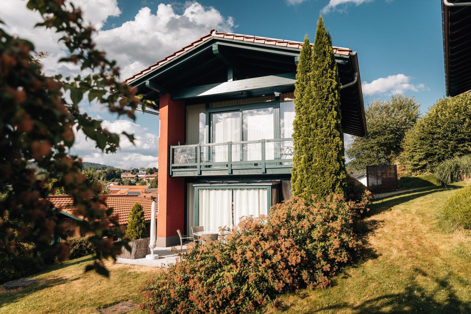Suedlaendisches Chalet Mit Hauseigener Sauna Viechtach Buitenkant foto